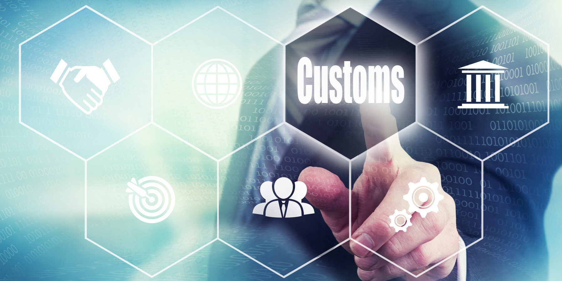Customs Concept Customs Concept Collage