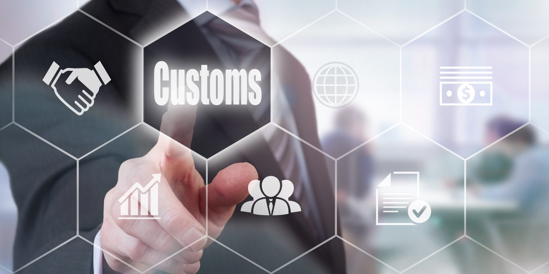 Customs Concept Customs Concept Collage