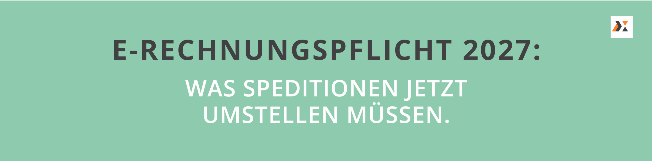 E-Rechnungspflicht Banner